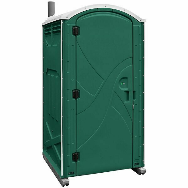 Satellite Axxis 8701A Forest Green Portable Restroom - Assembled 6218701A